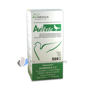 AviMedica Avilyte 500 ml, (Electrolitos + Aminoácidos + Vitaminas)