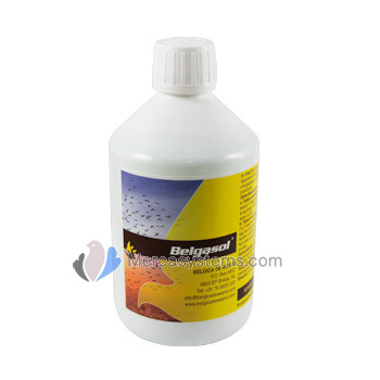 Belgica De Weerd Belgasol 250 ml (multivitamínico + aminiácidos + vitaminas). Para Palomas y Pájaros (