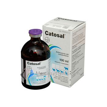 Bayer Catosal 100 ml, (estimulante metabólico inyectable a base de fósforo y vitamina B12). Para palomas