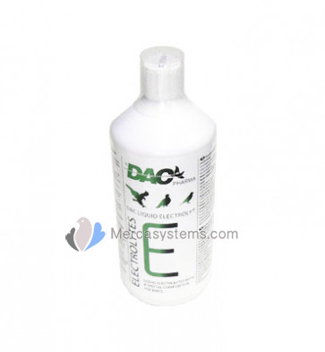 Dac Electrolyt 500 ml (combinación única de electrolitos y minerales) para todo tipo de pájaros