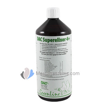 Superelixir 1 litro de DAC (100% natural) para palomas y pájaros