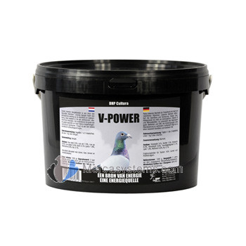 DHP Cultura V-Power 2 litros (proteínas, minerales y vitaminas de alta calidad) Para Palomas y Pájaros