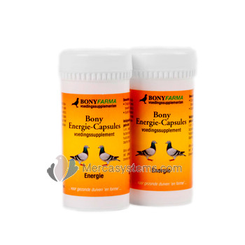 Productos para palomas: Bony Energi capsules, (cápsulas energéticas 100% naturales). Para palomas