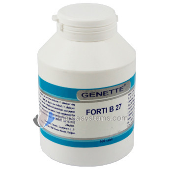 Genette Forti B 27 500 pastillas (vitaminas + aminoácidos + minerales) Para Palomas. 