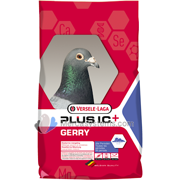 Versele-Laga Gerry Plus IC+ 20KG + 2 KG GRATIS, (mezcla baja en proteínas para palomas)