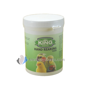 King Hand Rearing Food 240 gr, (alimento para la cría a mano de todo tipo de aves