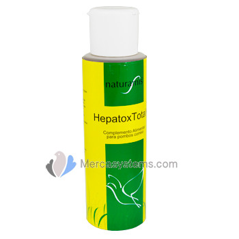 Nuevo Hepatox Total+ 500 ml, (protector hepático e intestinal). Para Palomas 
