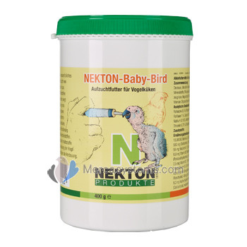 Nekton Baby Bird 400gr, (pasta de cría a mano con probióticos y prebióticos). Para pájaros y aves
