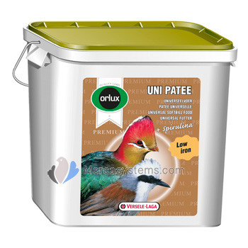 Versele Laga Orlux Uni patee Premium pasta húmeda 5kg para pájaros insectívoros y frutívoros.