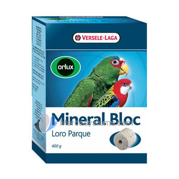 Versele Laga Orlux Bloque mineral loropark 400g para periquitos y papagayos