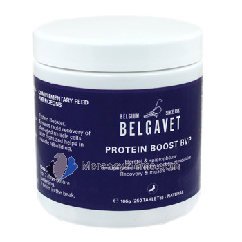 Belgavet Protein Boost 250 pastillas (Proteínas para una recuperación rápida). Para palomas y pájaros.
