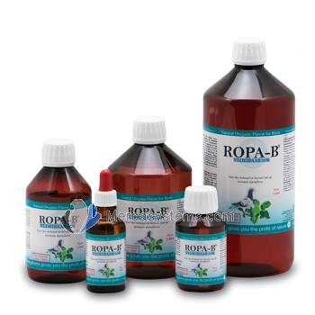 Productos para palomas y colombófila: Ropa-B Líquido 10%, 500 ml, (esencia de orégano al 10% para mantener en óptimas condiciones a las palomas y pájaros)