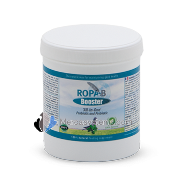 Productos para palomas y colombófila: Ropa-B Booster 300 gr, (probiótico + prebiótico). Para palomas y pájaros