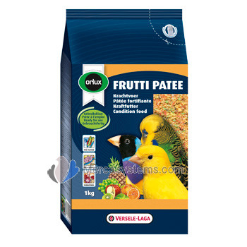Versele Laga Orlux Frutti Patee pasta húmeda multicolor 1kg canarios, pájaros exóticos y periquitos