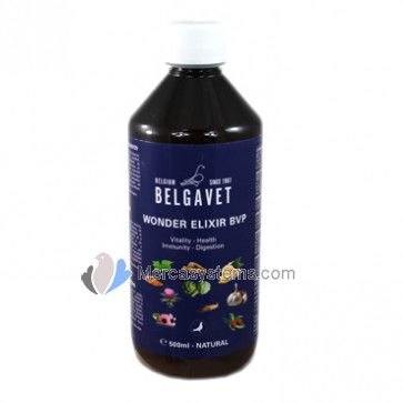 BelgaVet Wonder Elixir 500ml (la solución TOTAL para la salud). Para palomas.