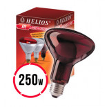 Helios Infrared Red Lamp 250W (Lámpara infrarroja roja calentadora especial para la cría) 