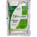 GreenVet Spirulina Micro 100gr, (para la coloración del plumaje)